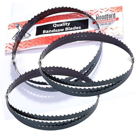 3 X Bandsaw Blades 1425mm (56 Inches) 6.35mm Width 14tpi for Cutting Wood Plastics PVC Foam Carbon Steel Made by Xcalibur Tooling