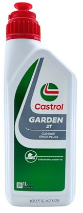 LUBRIALPHA - Olio per motori 2 tempi | Lubrificante per Decespugliatore, Tosaerba, Motoseghe | Anti-usura e Anti-grippaggio | Conf. 5x1lt | Portachiavi Cavatappi