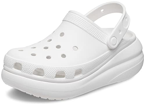Crocs Classic Crush Clog 207521-100, Womens Slides, White, 38/39 EU