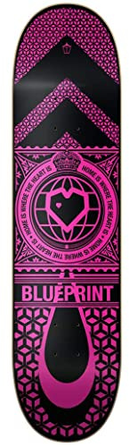 Centrano Home Heart Skateboard Deck Schwarz/Rosa 7.875