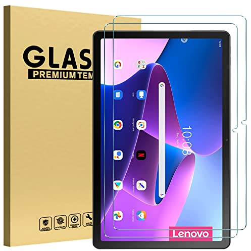 GOZOPO Schutzfolie für Lenovo Tab M10 Plus 3rd Gen (10,6 Zoll), 9H Härte, hohe Auflösung, Kratzfestigkeit, keine Blasen [2 Stück]