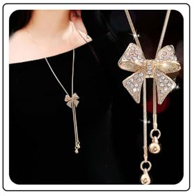 Strass Kristall Bogen Halskette Eleganter Kubischer Zirkonia Bogenknoten Anhänger Y Halskette Gold Fliege Lariat Halskette Langer Pullover Kette Statement Halskette Modeschmuck Für Damen Mädchen