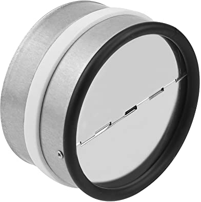 100 mm Valvola anti-ritorno e guarnizione in gomma per tubi di ventilazione interni per condotti di ventilazione e scarico dell'aria