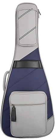 BailingDS - Gitarrentasche 41 Zoll Tasche Folklore-Gitarre Tasche Klassische Gitarre Tasche Retro Oxford Stoff Rucksack, blau
