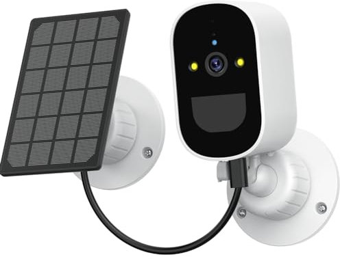 Suoumwa WiFi IP Camera Solar Panel Battery Powered Wireless Outdoor 1080P HD CCTV Video Surveillance PIR Human Detection