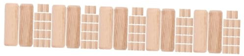 iplusmile 500 Pz Tappo Di Legno Aste Di Tassello Bastoncini Per La Lavorazione Tassello Tondo i Per La Lavorazione o in Legno Duro Tappi Di Bastoncini Di