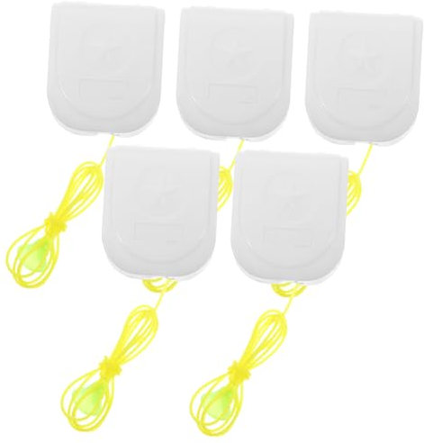 Veemoon Chaîne De Traction Pour Luminaire Plastique 5 Pièces, Tirette Pour Ventilateur De Plafond, Résistance à La Décoloration, Décoration Suspendue Polyvalente Pour Éclairage Intérieur