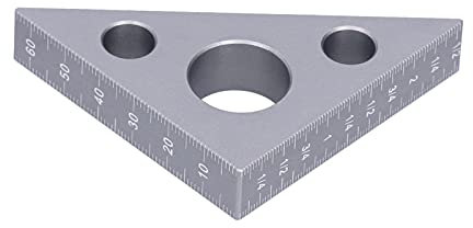 Ruler, Angle Ruler 3D Multi-Angle Measuring Ruler Woodworking Height and Angle Measuring Tool Aluminum Thickened Alloy for DIY Woodworking Workshop Table and Miter Saw