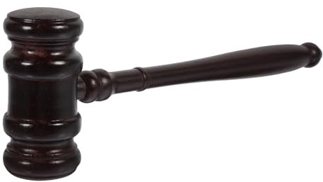 ibasenice Holzauktionshammer Für Auktionen Richterhammer Aus Holz Praktischer Hammer Mit Klarer Klangwirkung Kompakt Und Langlebig