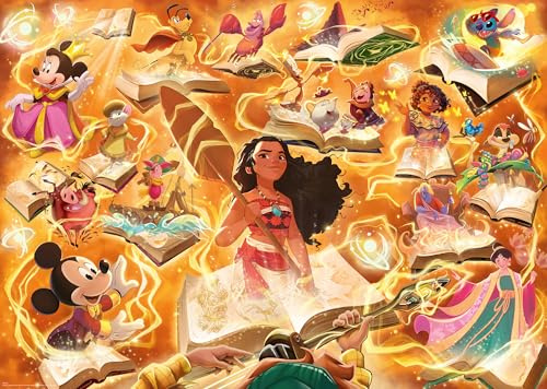 Ravensburger Puzzle Disney Lorcana - Glimmers of the Realm: Amber | 1000 Teile Disney Lorcana Puzzle, Erwachsenenpuzzle, Geschenk für Frauen und Männer