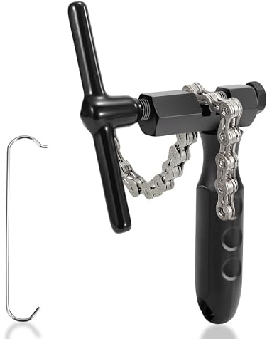 Songella Kettennieter Fahrrad Fahrradketten Reparatur Fahrradketten Nietwerkzeug Schwarz für Entfernen und Anbringen von Fahrradketten