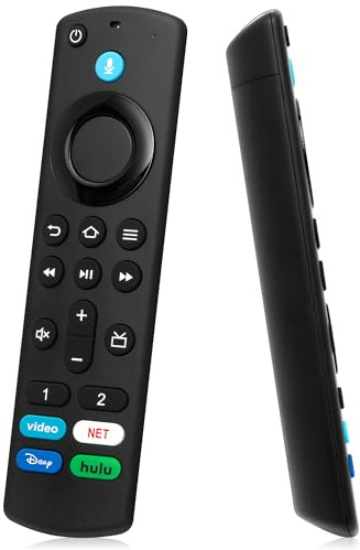 Telecomando di ricambio per Fire Insignia Stick, per Stick Lite/Stick 4K/TV Stick (2a generazione/3a generazione)/Smart TV 3a generazione/TV Cube (2a generazione/1a generazione/3a generazione) con