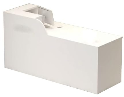 Receptionsdisk, Receptionsdisk med tangentbordslåda, Klädaffär, Företag, Café(White left,140cm)