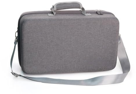 Gettimore Custodia rigida portatile per PS5 PRO e console sottile, in EVA, con chiusura a cerniera, 42 x 27 x 17 cm, nera