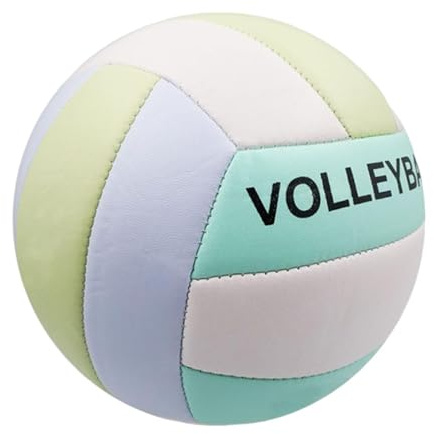 Beachvolleyboll - Vattentät inomhusboll utomhus, slitstark mjuk volleybollleksak i Pu-läder | Långvarigt sportträningsspel för ungdomar Vuxna Barn Flickor Pojkar Gym Fritid Lek Roligt Atletisk