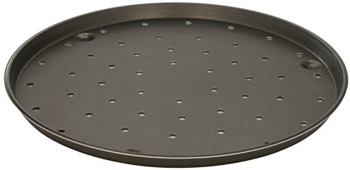 LACOR - 67836 - Molde Pizza Aluminio con Orificios 36 cm - Negro