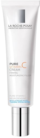 La Roche Posay Redermic C, Crema Anti-Rughe, Per Pelli Normali e Miste, Effetto Filler e Pelle Idratata a Fondo, Linee Sottili Riempite e Rughe Corrette, Arricchita con Vitamina C Pura, 40 ml