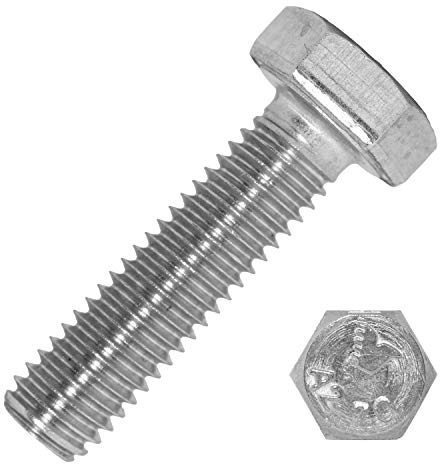 Sechskantschrauben M10x30 mm aus Edelstahl A2 (20 Stück) | DIN 933 - Maschinenschrauben - Gewindeschrauben - Schrauben von MESAROS®