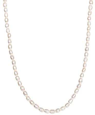 PAVOI 14K Gold Plated Freshwater Pearl Necklace for Women