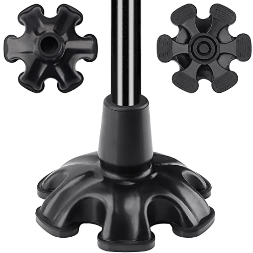 supregear Gummifüße Schutzkappen Spitzen für Gehstöcke 19mm, rutschfest 6 Unterstützung Gummistockspitze, Selbststehend Stockspitze für Stöcke, Gehstöcke