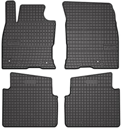 OMAC Gummi Fußmatten kompatibel mit Ford Kuga 2019-2025 Automatten Gummi Schwarz 4tlg