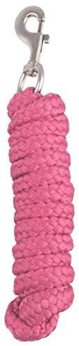 NETPROSHOP 2 Meter Führstrick mit robustem Karabinerhaken Anbindestrick Farbwahl, Farbe:Rosa