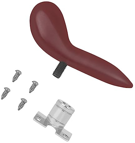 Roter Fagott Fingerhalter mit Abnehmbarer Daumenauflage aus Abs und Metall | 1 Stück, Leichtes Zubehörteil für Bassoon, Rutschhemmende Stütze zur Handhabung
