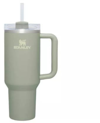 STANLEY Stanley 40 oz Stainless Steel H2.0 Flowstate Quencher Tumbler - Hearth & Hand with Magnolia Restful Green