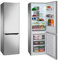 Amica KGCN 387 145 E - Frigorifero congelatore, altezza 170 cm, Total NoFrost, effetto acciaio inossidabile, linea VitControl Plus, classe di efficienza energetica C