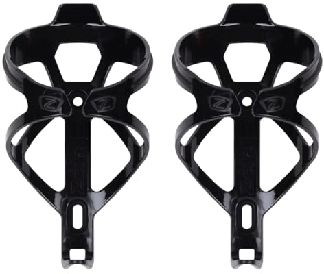 ZEFAL Pack Pulse B2 - Lot de Deux Porte Bidon Velo - Porte-bidon Premium et Léger - Porte Bidon VTT et Vélo de Route - Porte Gourde et Bouteille Velo, Noir