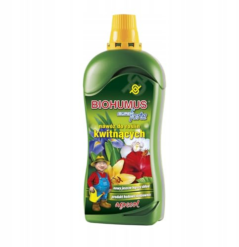 Agrecol Naturdünger für blühende Pflanzen Biohumus 1.2L natürliche Pflanzenbehandlung, flüssiger Pflanzenschutz und Pflege