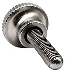 oavhvchg 2 Stück M2,5 M3 M4 Länge 5–40 mm 304 Edelstahl Glas Vorhangfassade Rändelschraube Einstellschraube Rändelschraube handfest anziehen(8mm,M2.5 (2pcs))