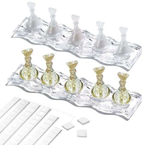 TICKLELY Nagel-Design-Set – Premium Übungshand für Gelnägel, Nagelzubehör & Künstliche Nägel-Set – Vielseitiges Gel-Nägel Selber Set & Nail Art Zubehör