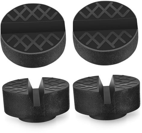 VINTORKY 4stücke Jack Stand Pads Gummiauflage Für Fahrzeugheber rutschfeste Gummiauflage Für Unterstellböcke Kompatibel Mit Verschiedenen Fahrzeugtypen Für Sichere Hebeoperationen