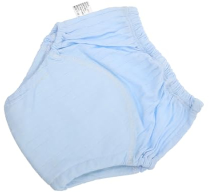 Babywindelhose Blau für Baumwolle Neugeborene Atmungsaktive | Waschbar und Strapazierfähig, Bequeme Passform, 1 Stück, für Babys und Frühe Töpfchentrainingsphase