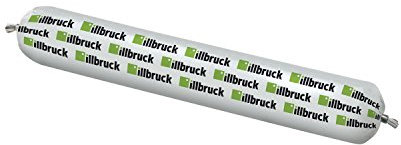 Illbruck Stucco per finestra OS201 permanentemente elastico – mastice per riparazione in sacchetto marrone 585 ml