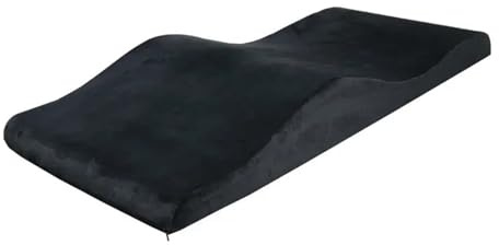 LUKYWANG Matelas Table De Massage Surmatelas et Couvre-lit for Cils, Coussin Ergonomique incurvé for Table de Massage, Matelas for Cils for Salon de beauté Coussin Massage(Black Mattress,180x60 cm)