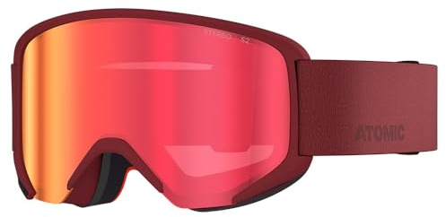 ATOMIC SAVOR STEREO - Gafas de esquí y snowboard con tecnología de discos estéreo para una visión clara, gafas de esquí para mujer y hombre con marco Live Fit para un ajuste individual