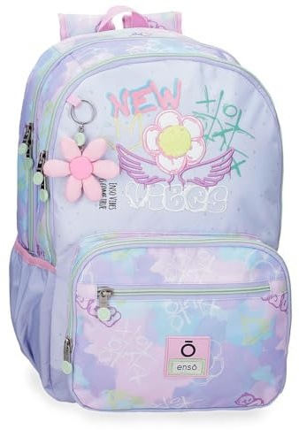 Enso New Vibes Mochila Escolar, Rosa, 32x44x17 cms