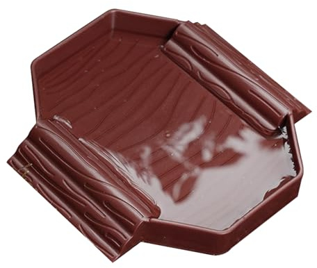 Bac À Alimentation pour Tortues, Bassin de Bain pour Reptiles, Baignoire Décorative avec Rampe pour Tortues, Lézards, Accessoire pour Terrarium