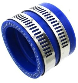 Tubo di aspirazione del carburatore rosso blu da 40 mm, manicotto di gomma for giunto for moto Pit Dirt Bike(Blue)