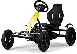 Dino-Cars Speedy 2.0 BF1 Kinder Gokart (Black Bee) | Pedal Go-Kart ab 3 Jahren | Made in Germany | Luftreifen & Stahlrahmen | Rücktrittbremse | Outdoor Fahrzeug