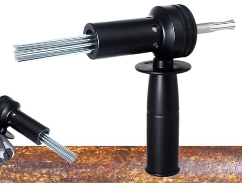 Accesorio escalador de agujas, adaptador de alto rendimiento con 18 agujas, herramientas para martillos eléctricos, para trabajos de perforación, textura, construcción, preparación de azulejos