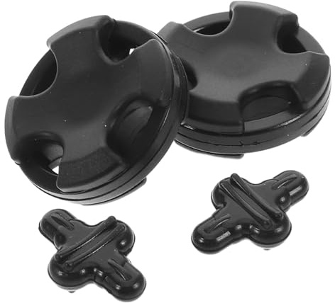 TOYANDONA Kit Ammortizzatori in Gomma per Flettenti e Corda, Riduzione Vibrazioni e Stabilità Migliorata, Accessori per Tiro Nero in Scenari di Caccia e Tiro