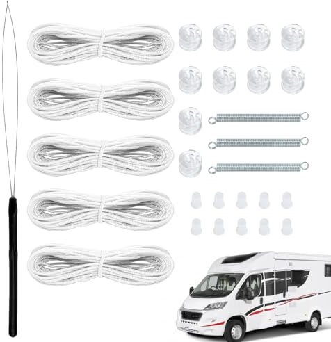 - Pleated Blind Repair Kit - Window Blind Blinds Cord Repair Kit | RV Cover Repair Kit, Vertical Blinds Repair Tabs for Caravans, Heavy Duty Roller Blinds