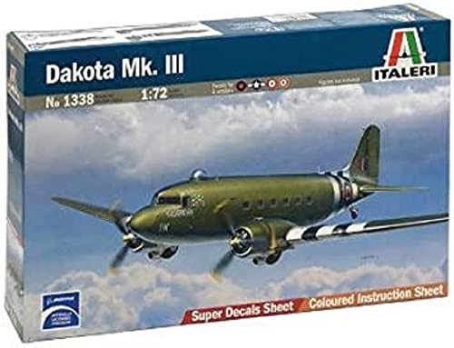 Italeri 510001338 - 1:72 Dakota Mk. III Modellflugzeug, Mittel