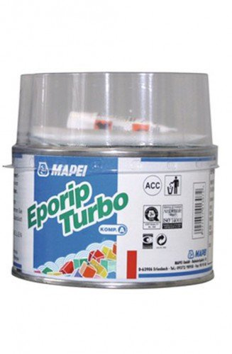Mapei Eporip Turbo 2-K-Klebeharz 1 kg - zum Schließen von Rissen & Scheinfugen in Estrichen - Herstellung von Mörteln - für Kleinreparaturen