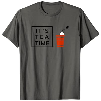 Bierpong Tshirt Party Feiern Its Tea Time! Turnier Bier