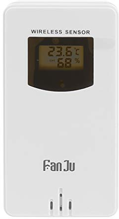 LEXIANG Capteur sans Fil d'humidité de température numérique hygromètre thermomètre électronique intérieur/extérieur utilisé avec la Station météo