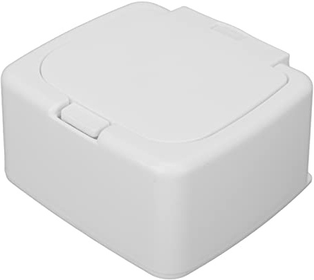 Pasamer Wattestäbchen Behälter, Wattepads Aufbewahrung, Wattepad-Behälter, Haushaltsrautenform leichte Wattepad-Aufbewahrungsbox Haargummi Organizer Wattepads Behälter für die Reise